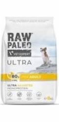 VETEXPERT Raw Paleo Ultra Mini Adult Turkey - suché krmivo pro psy - 8 kg