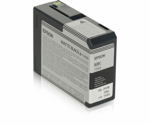 Epson T5808 - 80 ml - matná čerň - originální - inkoustov...