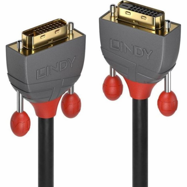 Lindy DVI-D - DVI-D kabel 2m šedý (36232)