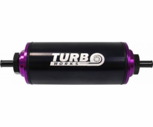 TurboWorks palivový filtr 8,6 mm černý