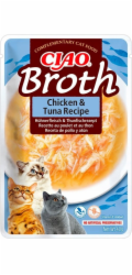 INABA Ciao Broth Chicken & Tuna - pamlsek pro kočky - 40g