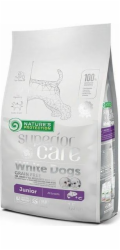NATURE S PROTECTION Superior Care White Dogs Junior Losos bez obilovin - suché krmivo pro štěňata - 1,5 kg