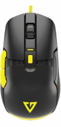 Modecom Volcano Jager M-MC-JAGER-100 Modecom VOLCANO JAGER MC-JAGER herní drátová optická myš, 6 tlačítek, 12000 DPI, USB, nastavitelné podsvícení, černá