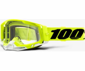 100% RACECRAFT 2 ŽLUTÉ (Čistý zorník proti zamlžování, LT...