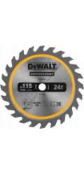Kotoučová pila na dřevo DEWALT 115 mm, 24T