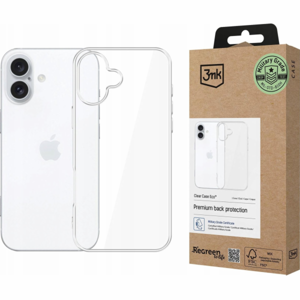 3mk Clear Case Eco pro Apple iPhone 16 Plus