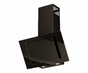 Vertikální nástěnný komínový odsavač par Eco Duo Glass Black