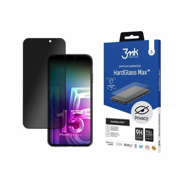 3mk HardGlass MAX Privacy pro Apple iPhone 15 Pro
