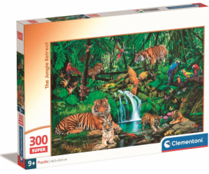 Clementoni - Puzzle 300 Útočiště v džungli 