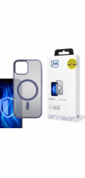 3mk ochranný kryt Frosty MagCase Purple pro Apple iPhone 15 Plus