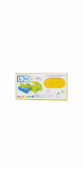 L-W Toys Podložka na stavění - JUNIOR 16x32 bodů žlutá