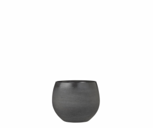 Hrnec Mica Douro 1070375, keramika, O 18 cm, tmavě šedý