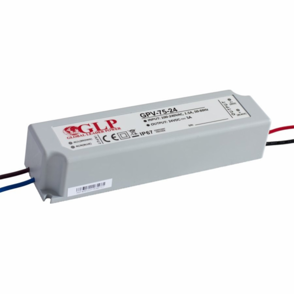 Global Leader Power GLP LED zdroj 24V 3A 75W