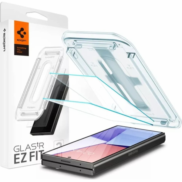 Spigen  Glass tR EZ Fit Cover 2 Pack – Samsung Galaxy Z F...