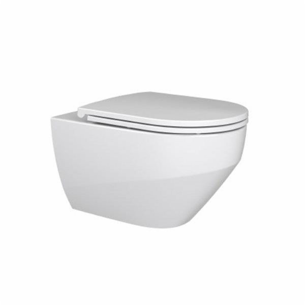 WC, závěsné Domoletti ME525-R, s krytem, 510x365 mm