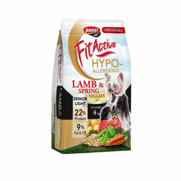 Suché krmivo pro psy Panzi, eriena/zelenina, 4 kg