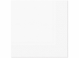 Ubrousek, 330 mm x 330 mm, bílý, 20 ks.