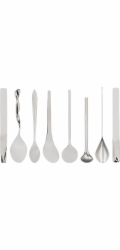 Alessi Designer Set of 8 Coffee Spoons MSPOONSET