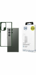 3mk ochranný kryt Satin Armor Case+ Green pro Samsung Galaxy S24 Ultra