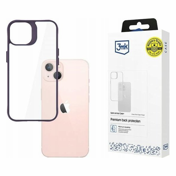 3mk Satin Armor Case+ Purple pro Apple iPhone 14