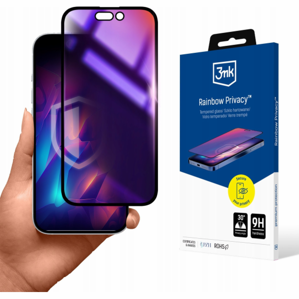 3mk Rainbow Privacy pro Apple iPhone 15 Pro