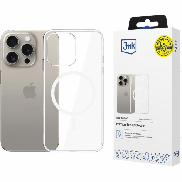 3mk Clear MagCase pro Apple iPhone 15 Pro