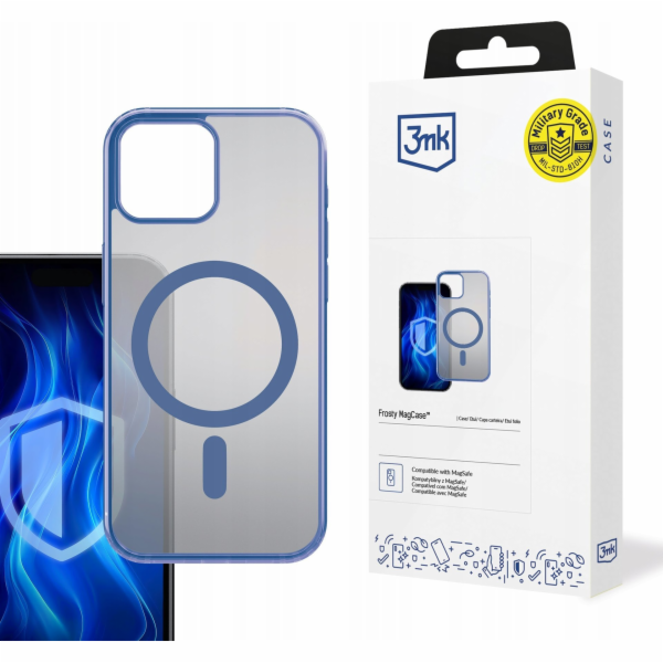 3mk Frosty MagCase Blue pro Apple iPhone 15 Plus