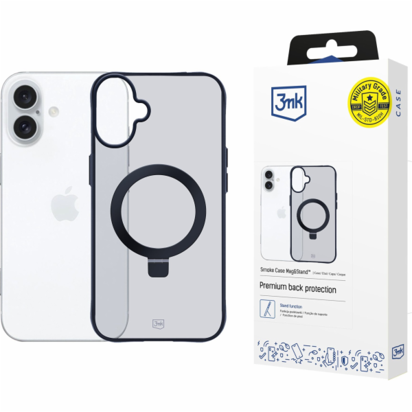 3mk Smoke Case Mag&Stand pro Apple iPhone 16