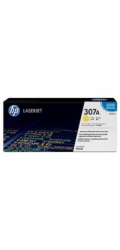 HP 307A Yellow LJ Toner Cart, CE742A (7,300 pages)