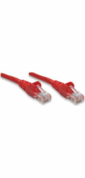 Propojovací kabel Intellinet Network Solutions RJ45, bez zádrhel, kat.č. 3m červený (319799)