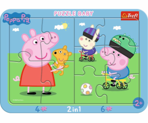 Trefl PUZZLE 4.6 EL TREFL 80021 VESELÉ PIG PEPPA FOL