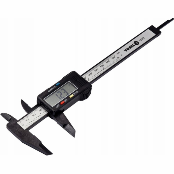 VOREL ELEKTRONICKÉ TŘMENY 150mm / 0,01mm CARBON 15113 T15113