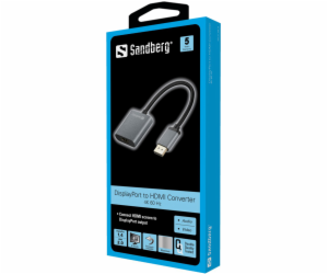 Sandberg 509-19 adaptér DP1.4>HDMI2.0 4K60