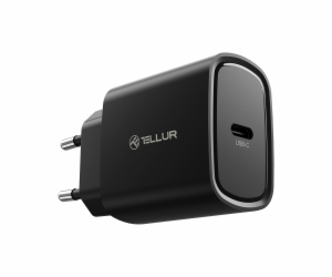 Tellur 20W USB-C PD nástěnná nabíječka černá