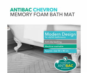 Beldray LA032647LGRYUFFEU7 Antibac Chevron podložka do ko...