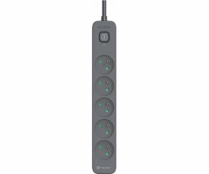 Tracer 47023 Zebra mobile ready 1,5m (5 zásuvek + 2USB 2,1A)