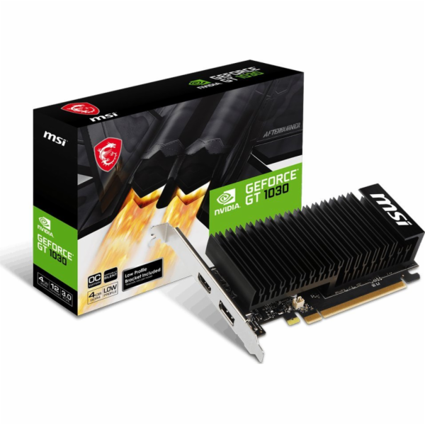MSI GeForce GT 1030 4GHD4 LP OC - Grafická karta - GF GT ...