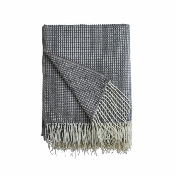 Plaid Domoletti T231004, světle šedá, 127 cm x 152 cm