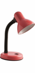 Stolní lampa GTV Stolní lampa RIO, E27, max. 40W, 220-240V, červená
