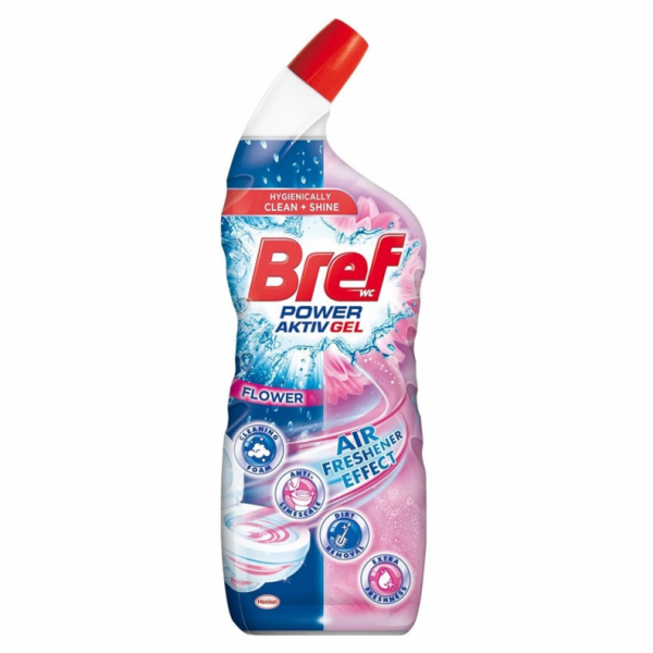 Čistič toaletních mís BREF POWER AKTIV GEL FLOWER, 700 ml