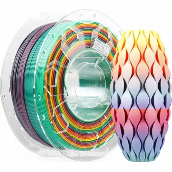 Creality CR PLA Filament Rainbow, 3D kazeta