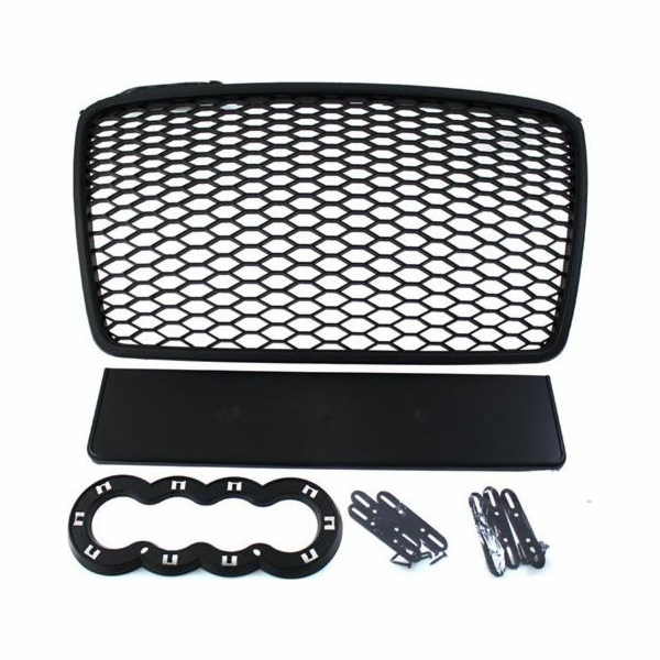 MTuning_F GRILL AUDI A4 B7 RS-STYLE ČERNÁ (04-08)