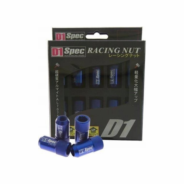 D1Spec kované D1Spec HEX Alu matice M12X1,25 Modré