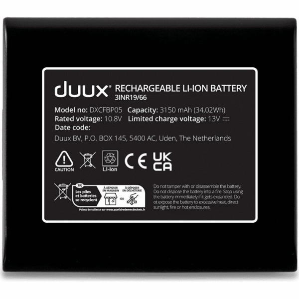 Duux Dock + Baterie 10,8 V pro Duux Whisper Flex | DXCFBP...