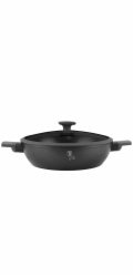 Pánev hluboká s titanovým povrchem a poklicí 30 cm Antracit Collection BH-8129