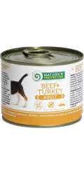NATURE S OCHRANA Dospělé hovězí a krůtí - mokré krmivo pro psy - 200 g