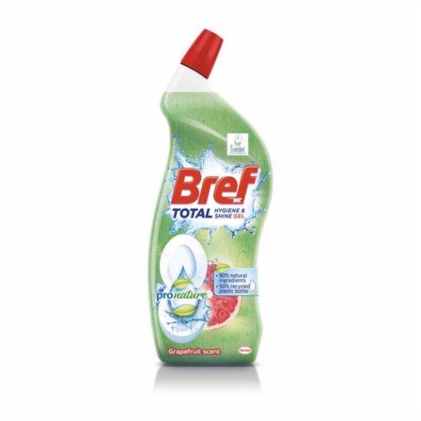 Čistič toalet BREF PRONATURE GRAPEFRUIT, 700 ml