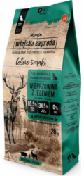 WIEJSKA ZAGRODA Vepřové s jelenem S – suché krmivo pro psy – 20kg