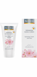 Nikel Hydratační krém na obličej s růží, 50 ml