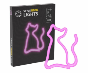 Manta SNL06PK Style Neon Lights Cat pink